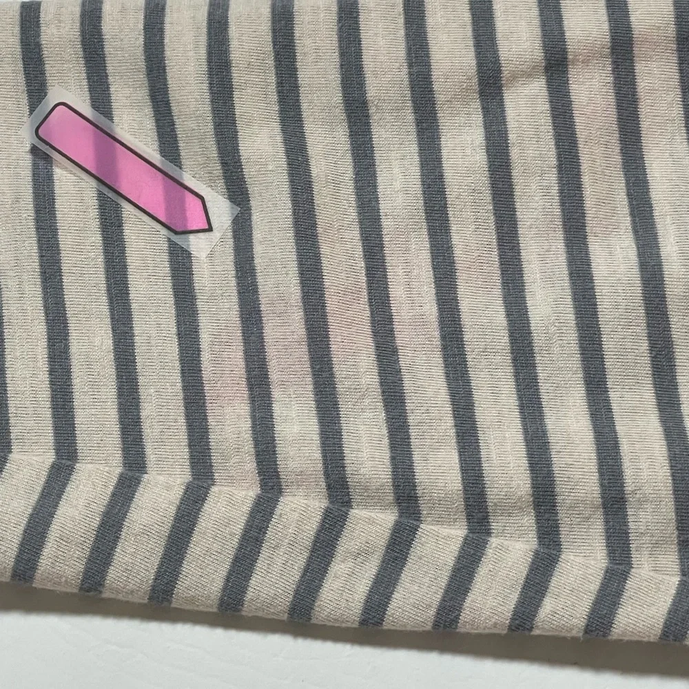 Columbia Womens T-Shirt Scoop Neck Multicolor Stripe Stretch 3/4 Sleeve Medium - Picture 6 of 9